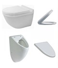 DURAVIT STARCK 3 WAND-WC INKL. WC-SITZ TIEFSPÜLER 22250900001 + URINAL O. BIDET