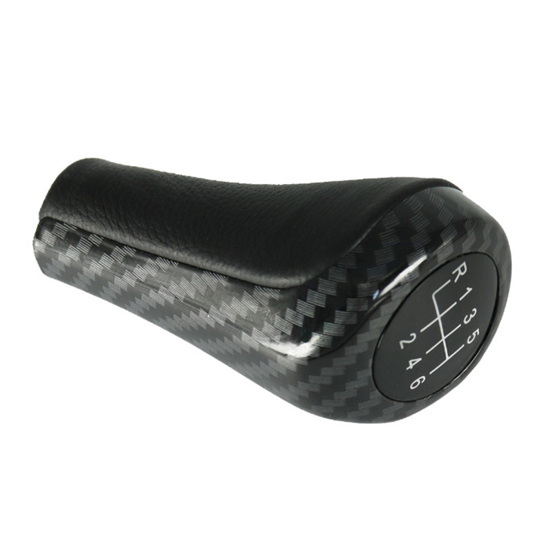 Pommeau De Levier De Vitesse BMW - Aluminium Mat, Gravé "6" - Compatible Nombreux Modèles (Série 3, Série 5) - Neuf
