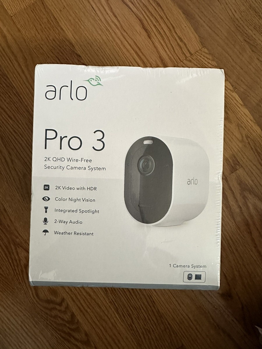 【未開封】Arlo Pro 3カメラシステム ワイヤーフリー 2K ビデオシール Amazon.co.jp: Arlo Pro 3 スポットライトカメラ - アドオン