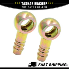 Piece of 2 Motorcycle Car 10mm ID Hose Barb 14mm Banjo Fitting Fuel Line Adapter