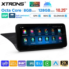CarPlay 8-Core Android 14 128GB Car GPS Stereo Navi 10.25" For Benz E W212 S212