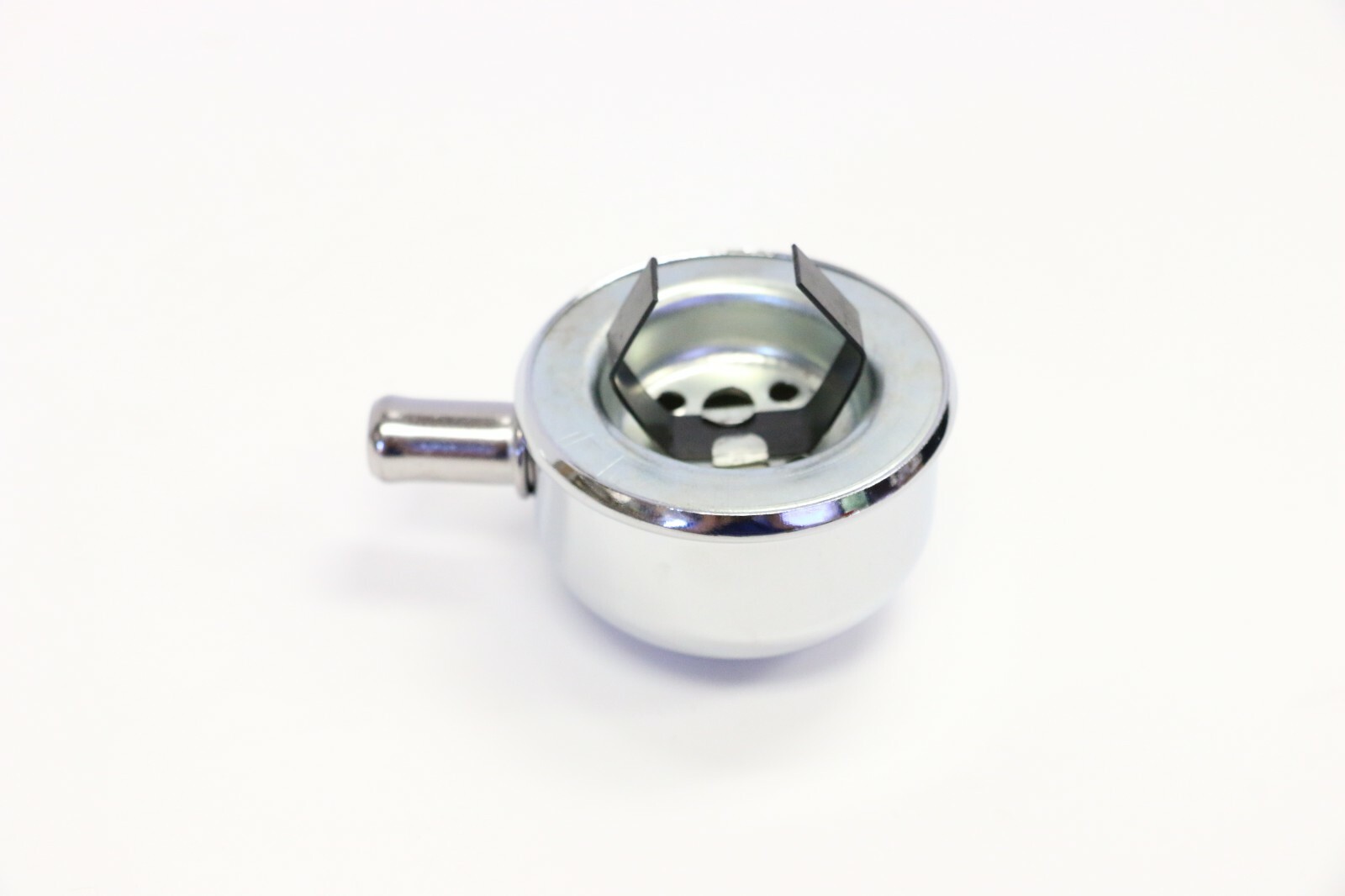 Chevy Chrome Oil Filler Tube & Breather with Tube Intake Manifold SBC