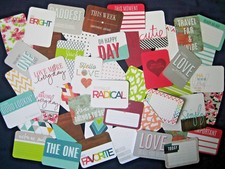 /'BETTER TOGETHER/' PROJECT LIFE CARDS BY BECKY HIGGINS 3/" X 4/" 25 CARDS