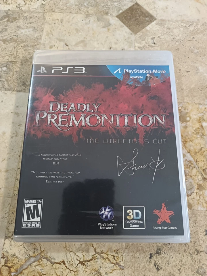 DEADLY PREMONITION + DIRECTOR'S CUT ✨Xbox 360 PlayStation 3 PS3✨Promo New/Sealed - Image 2 of 4