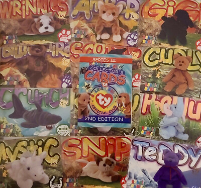 2nd Edition Beanie Baby Collector Cards Worth BEANIE BABIES