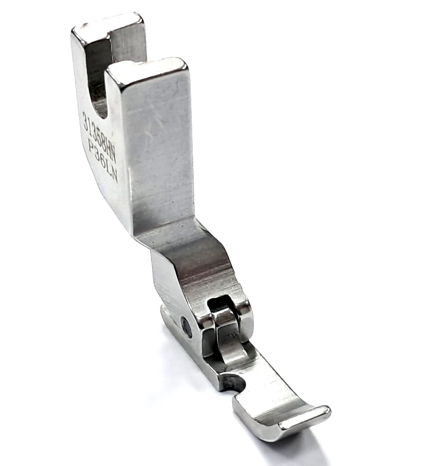 Pie de cordón izquierdo con bisagras estrecho (31358HN/P36LN) para máquina de coser industrial Foto 4 de 4