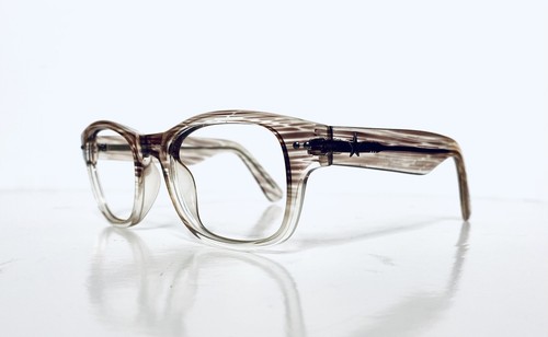 Converse Clear Brown  Gray Zebra Stripe Wayfarer Glasses Lineup 50 21 140