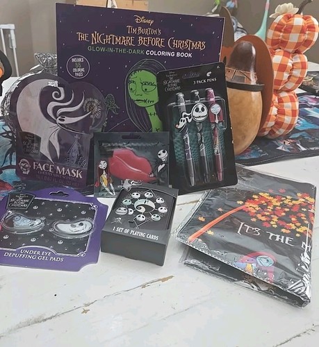 Nightmare Before Christmas Konvolut 9 Artikel, Becher, Make Up. - Bild 2 von 23
