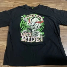 Hot Leathers Men’s Screw Covid Let’s Ride Motorcycle Black T Shirt X-Large