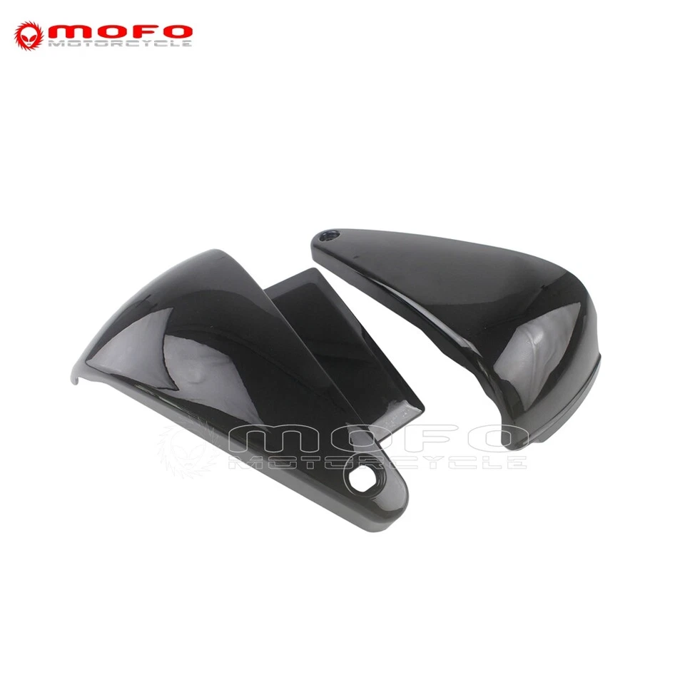 Cubiertas laterales de carenado de batería negras para Kawasaki Vulcan 400 VN400 VN800 1995-2006 Foto 3 de 4