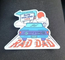 *NEW* Dutch Bros Sticker Fathers Day 2024 RAD DAD Car Sign