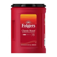 Pack of 2 Folgers Classic Roast Ground Coffee, Fresh aroma - 43.5 oz.
