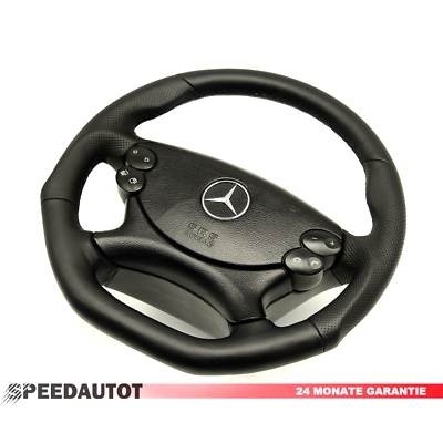 TAUSCH TUNING ABGEFLACH Lederlenkrad Für Mercedes W211 W463 W 209 R230
