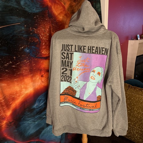 Just Like Heaven Festival 2022 Hooded Sweatshirt NEW Official Merch XL FREE SHIP - Afbeelding 1 van 5