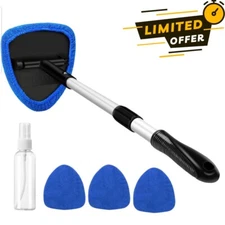 Windshield Cleaner, Car Windshield Cleaning Tool Inside with 4 Reusable and...
