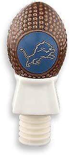 Detroit Lions Ceramic Football Bottle Stopper - Afbeelding 1 van 3