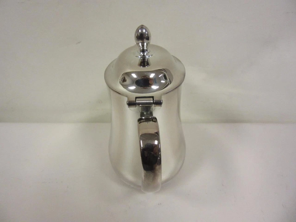 Sant Andrea Italy Creamer Silver Plated With Flip Lid 5" Tall 10 oz - Image 3 of 4