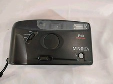 Minolta F10 Focus Free Point Shoot 35mm Film Camera Compact Working
