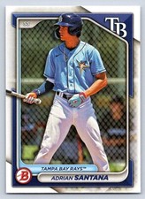 ADRIAN SANTANA  RAYS   2024 BOWMAN PROSPECTS #BP-61