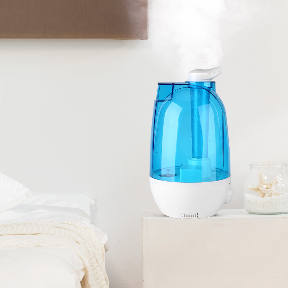 For 4L Ultrasonic Humidifier Diffuser LED Light Home Mist Maker Air Purifier KRI