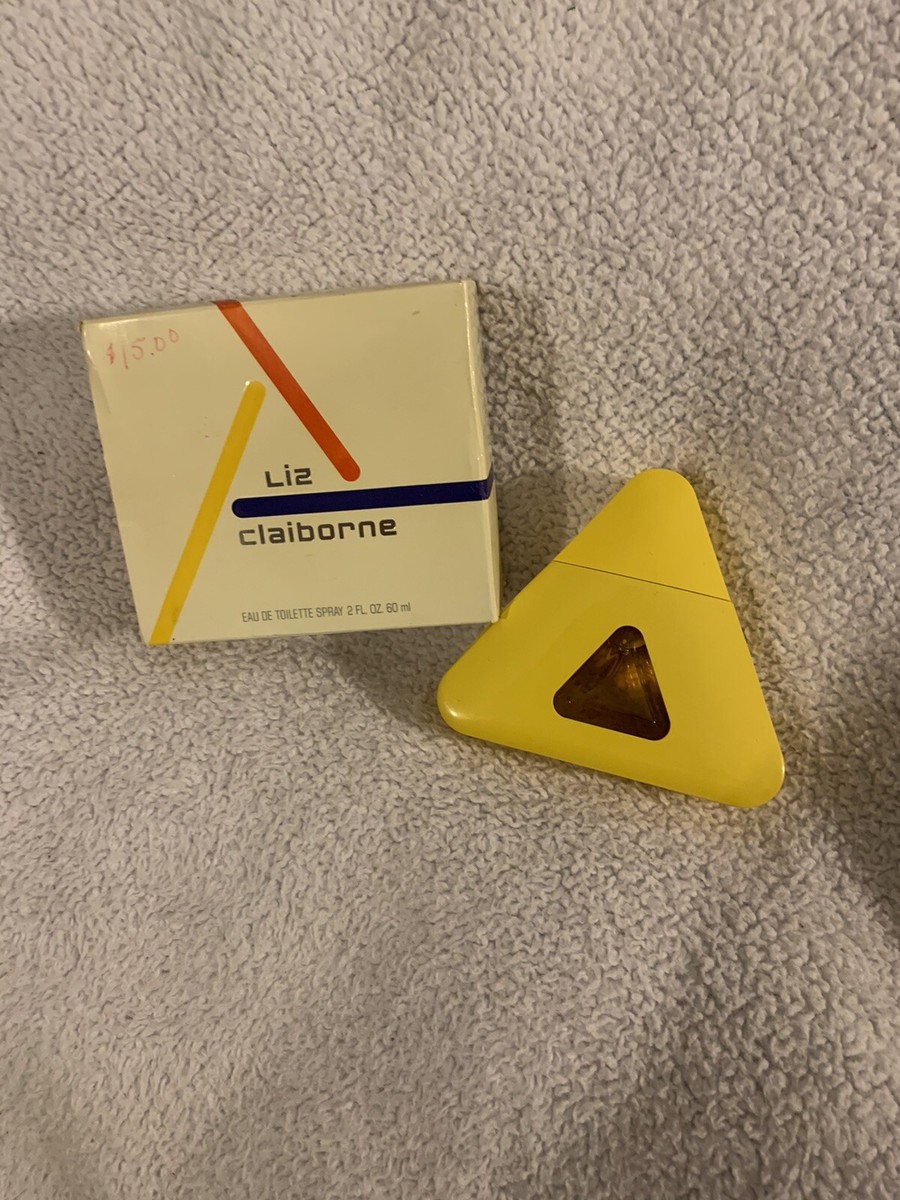 Perfume Spray Liz Claiborne Perfume Yellow Triangle Bottle VINTAGE