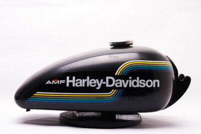 AMF Harley-Davidson 黒 セパレートタンク 2個左右　ショベル Harley-Davidson Road Glide Denim Black Fuel Gas Tank 61000131BYM