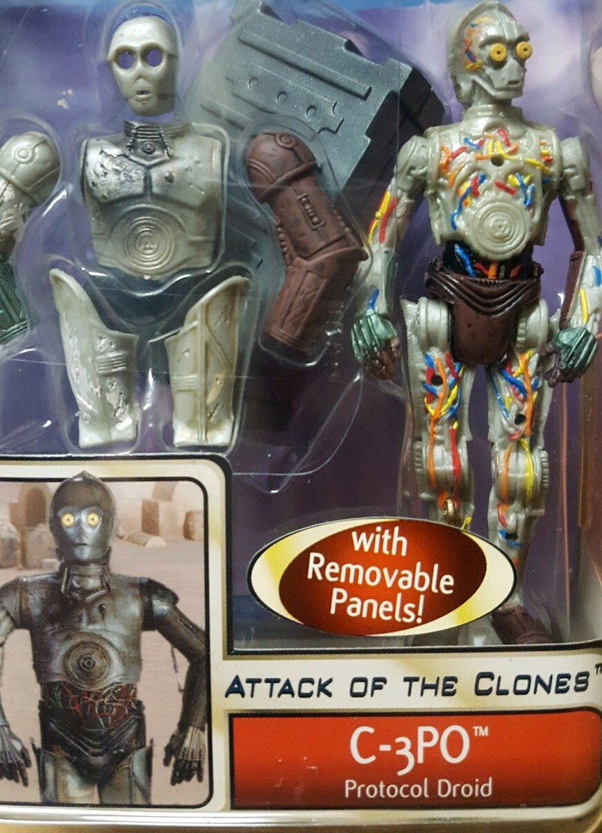 Star Wars Attack of The Clones Protocol Droid C-3PO 3.75