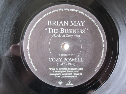 Brian May - The Business - 1998 UK 7" Vinyl Single R 6496 Record (Queen) - Picture 4 of 7