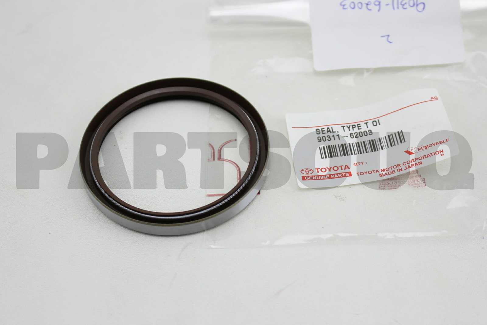 9031162003 Genuine Toyota SEAL, OIL (FOR FRONT AXLE HUB) 90311 