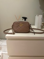 GG Marmont  Matelassé cross body bag - dusty pink / beige - perfect size.