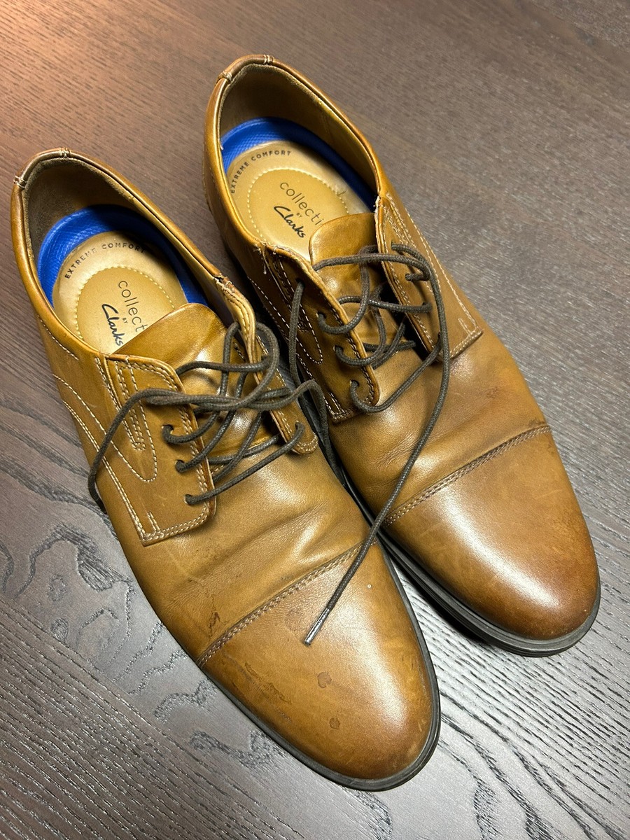 Clarks Collection Brown Leather Whiddon Oxford Extreme  display picture 3