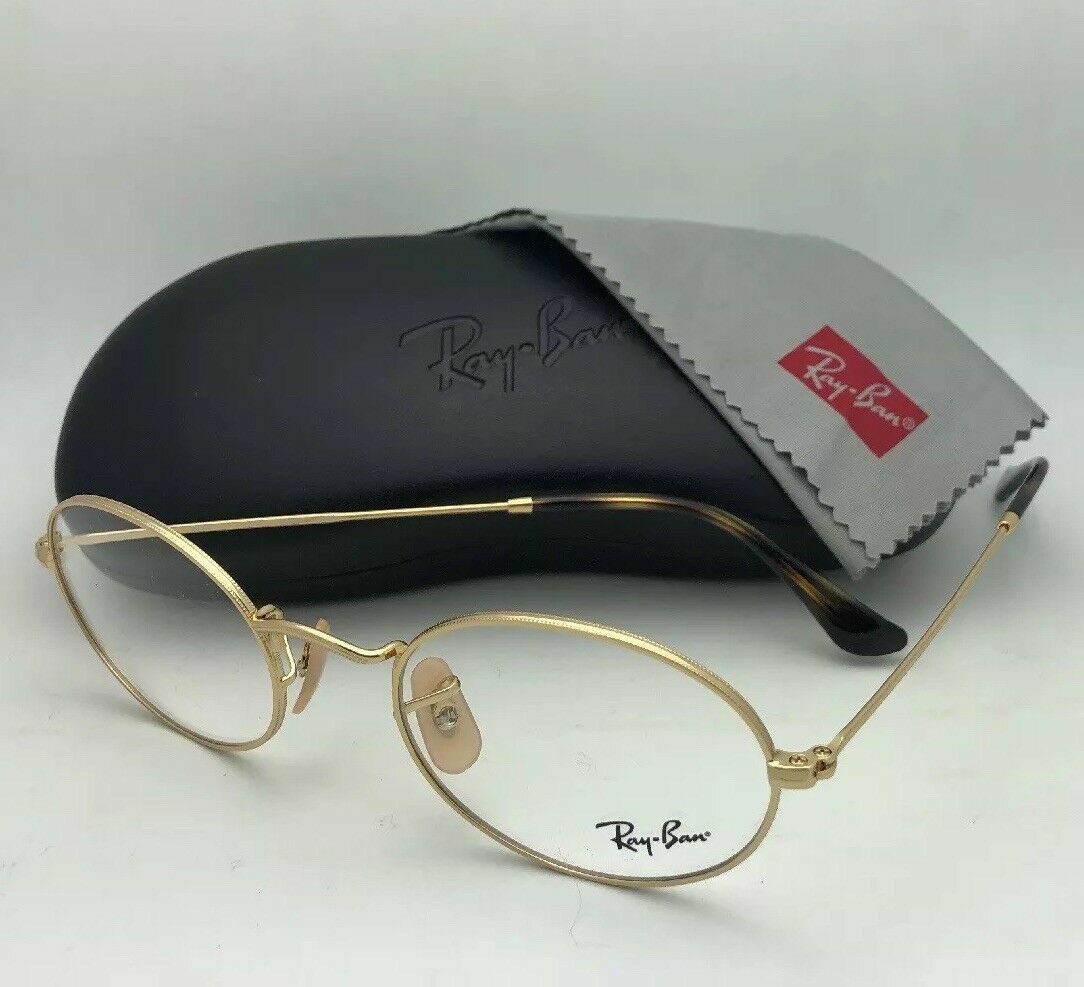 New RAY-BAN Rx-able Eyeglasses RB 3547V 2500 48-21 145 Shiny Gold
