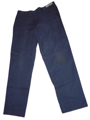 ARAMARK WORK PANTS; 36x34; 36 waist, 32 inseam, Navy Blue  &