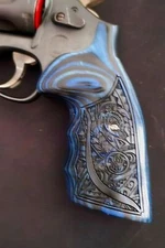 Smith & Wesson K/L/X/Z Round FGT Grips "The Honu" Custom Tribal Sea Turtle S&W