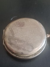 Montre Gousset Ancienne En Métal - Marque Alouette (ou Générique) - À Réviser - Occasion (pour Collectionneurs Ou Restauration)