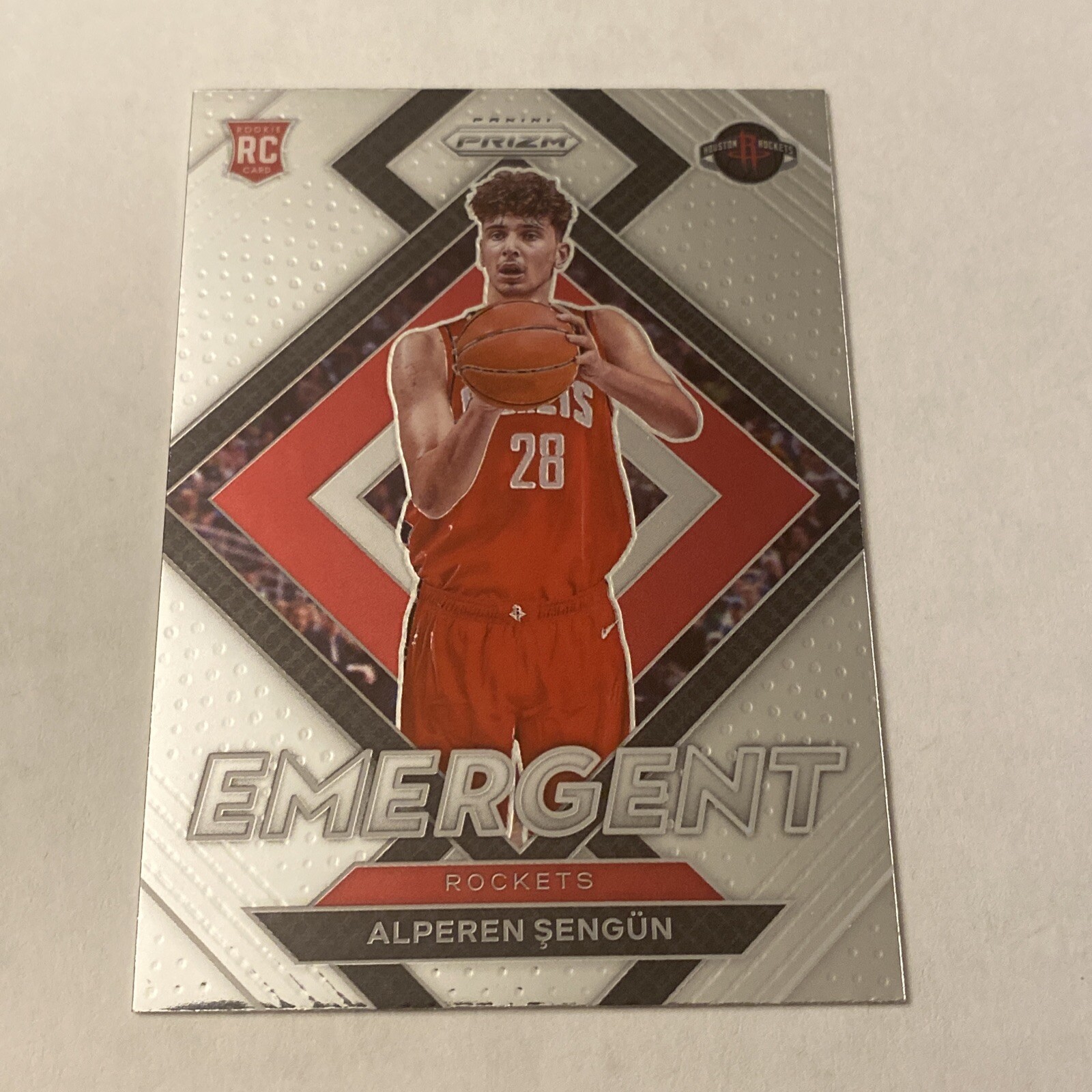 2021-22 Panini Prizm Alperen Sengun Emergent RC #28 ROCKETS