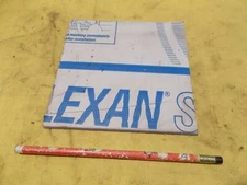 LEXAN CLEAR POLYCARBONATE SHEET glazing plastic flat stock .220" x 6" x 6"