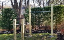 Pull Up Bar + Dip Bars. Out Door Gym Garden Gym Calisthenics Approved Equipment