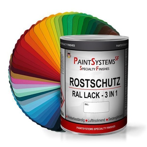 3in1 Metallschutzlack Weiß Glänzend 2,5 L | Baumarkt