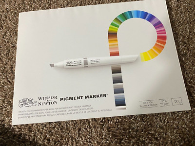 winsor newton pigment marker pad 9x12 20LB 75 GM2