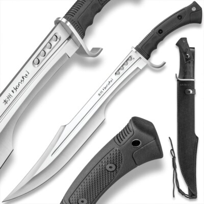 Honshu Spartan Sword and Scabbard, Full Tang, 7Cr13 Stainless Steel, 23  Overall