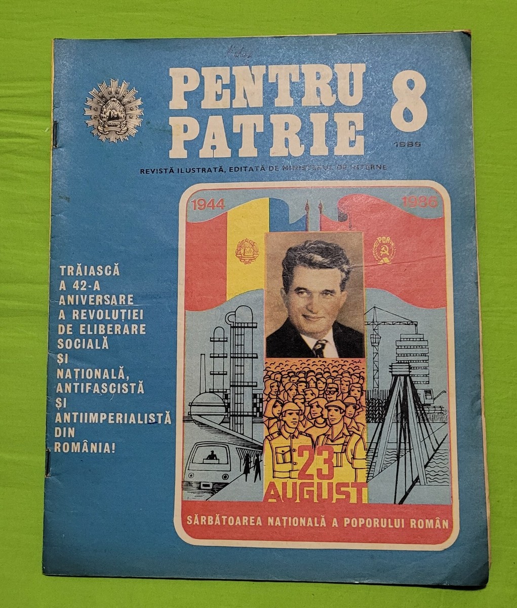 President Nicolae Ceausescu propaganda magazine for the homeland