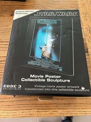 Code 3 Star Wars Return of the Jedi Sculpted 3D Movie Poster -  1763 of 3000