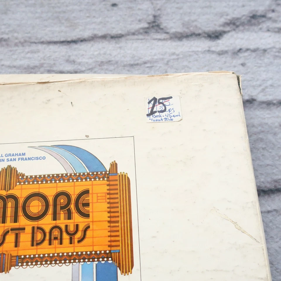 Fillmore The Last Days Vinyl LP Z3X 31390 1972 3 Records Booklets Ticket Rock - Image 4 of 4