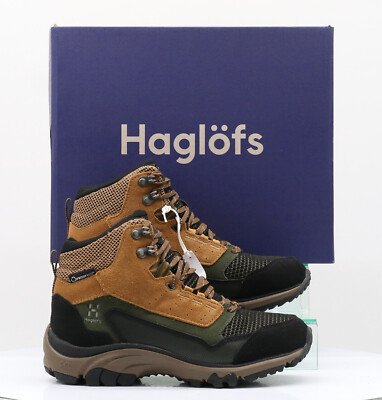 HAGLOFS SKUTA MID PROOF ECO WOMENS HIKING BOOTS OAK DEEP WOODS RRP