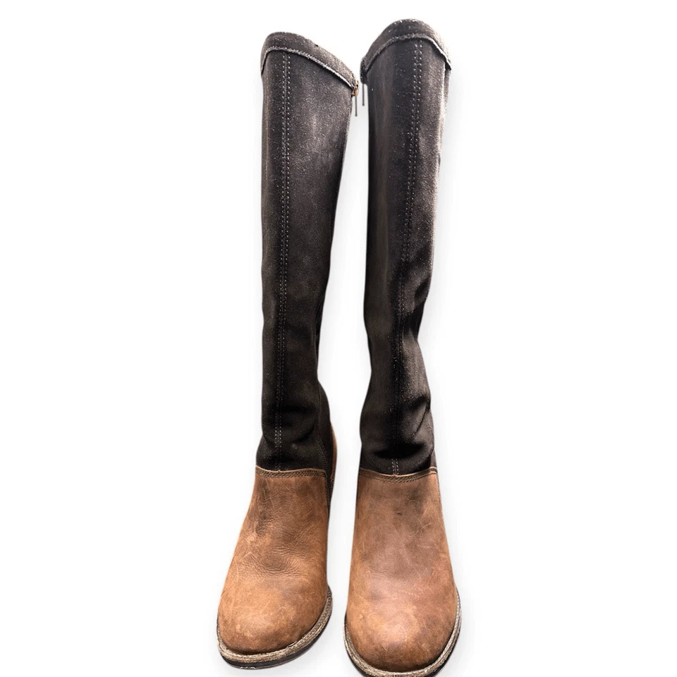 CAT Mujer Pan de Jengibre Coretta Impermeable Cuero Botas Altas Talla 7.5/38 EU Foto 4 de 4