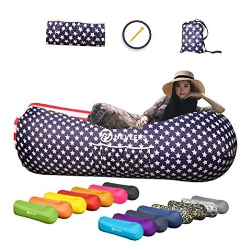  Air Couch | Perfect as Beach Chair Camping American Flag Inflatable Lounger - Picture 1 of 7