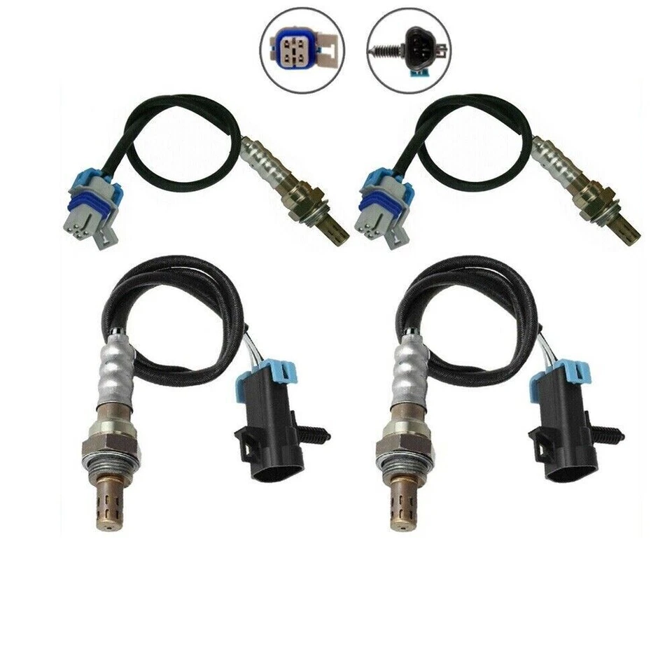 Sensor de oxígeno arriba+abajo 4 piezas para Chevrolet Corvette 6,0 L 2005-2013 7,0 L 2006-2010 Foto 4 de 4