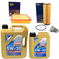 MotoröL Filter Set 5W-30 6 Liter + ÖLablassschraube FüR Audi A4 A6 Skoda VW 2.5