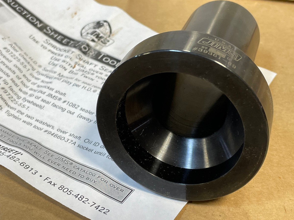 Jims 39361-69 Sprocket Shaft Seal Installation Tool Harley Big Dog